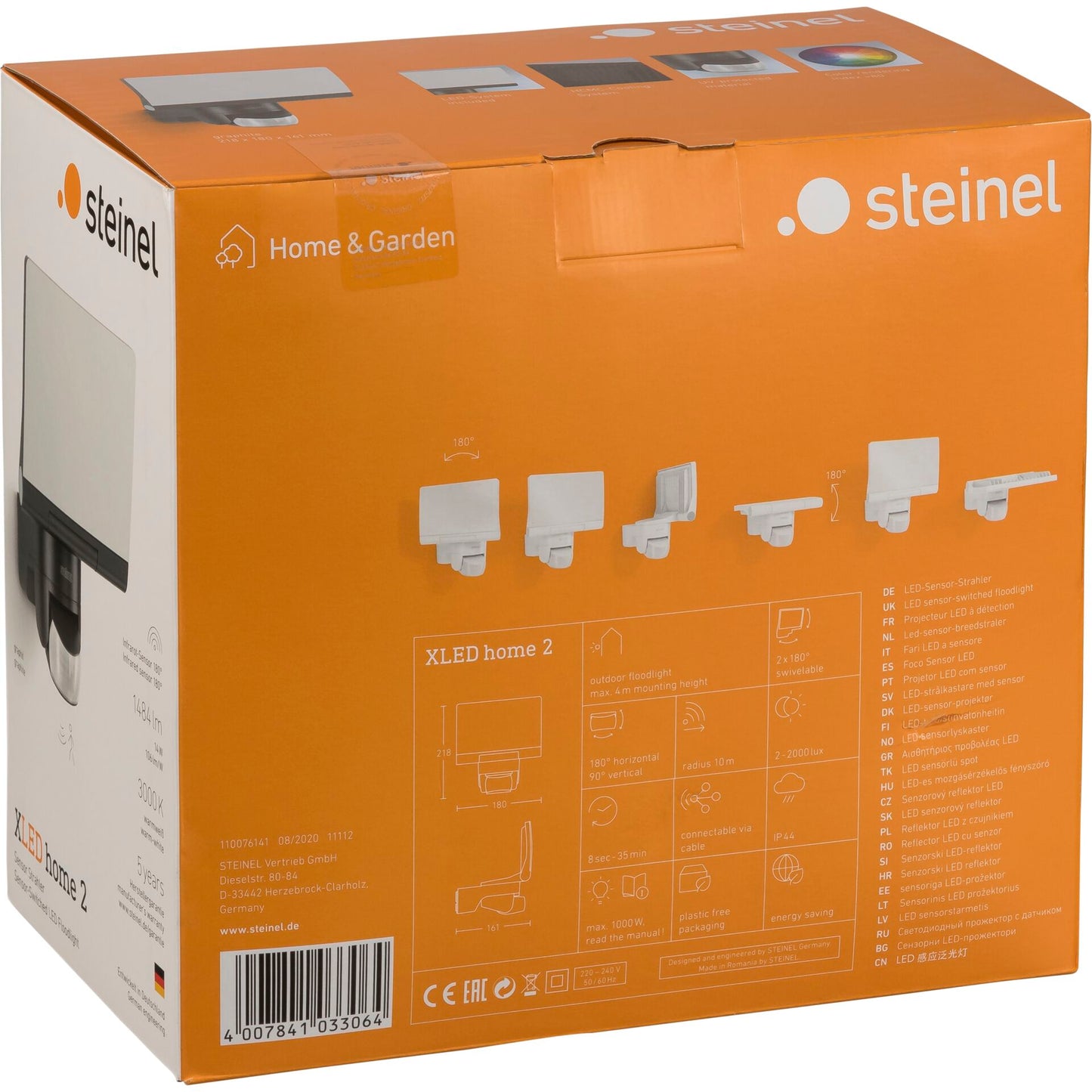 Steinel XLED HOME 2 graphite V2 LED spotlight
