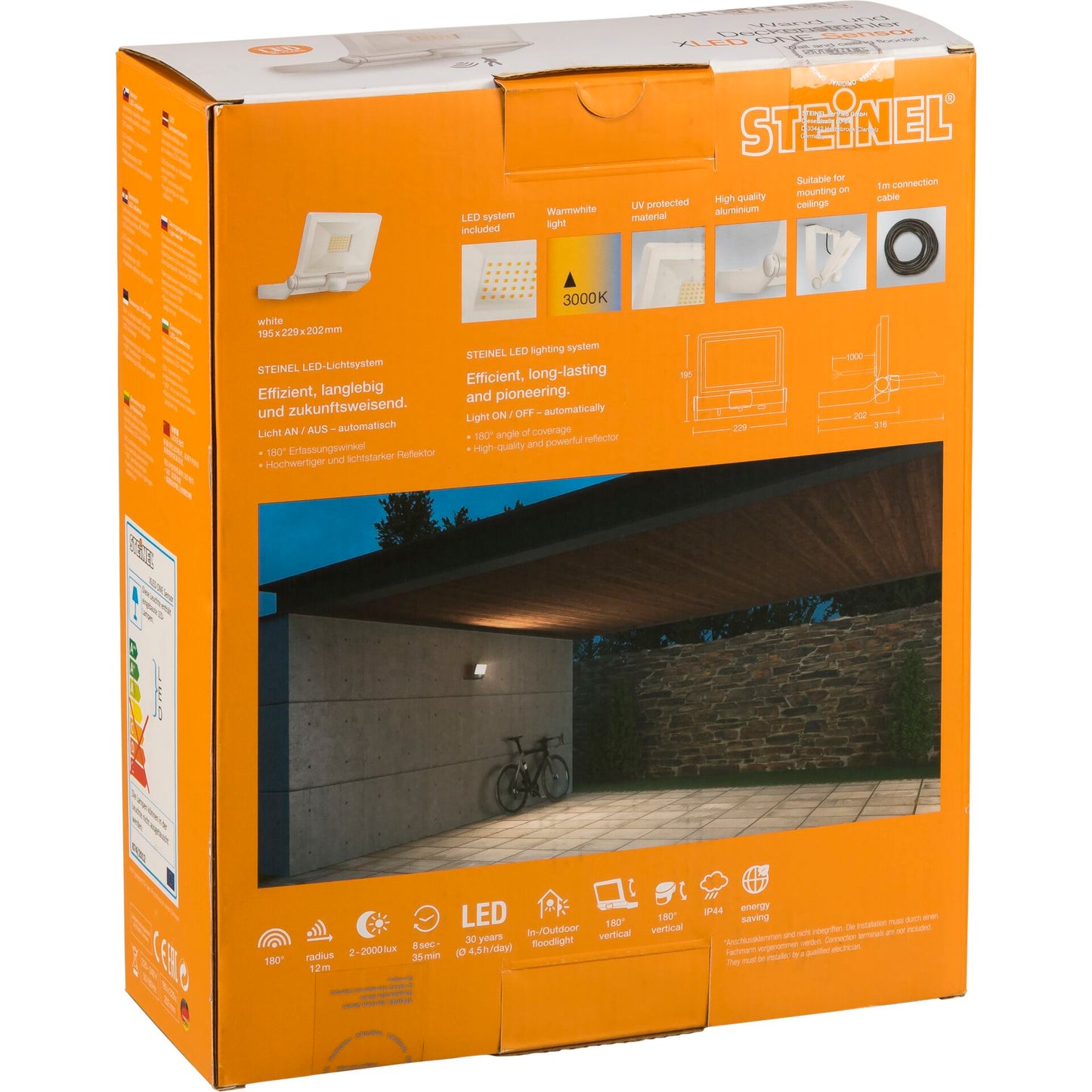 Steinel XLED ONE SENSOR WS LED spotlight