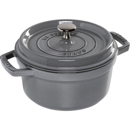 Staub La Cocotte 20cm round, Graphite grey, Cast Iron