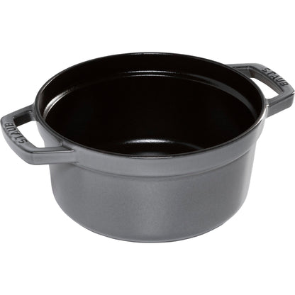 Staub La Cocotte 20cm round, Graphite grey, Cast Iron