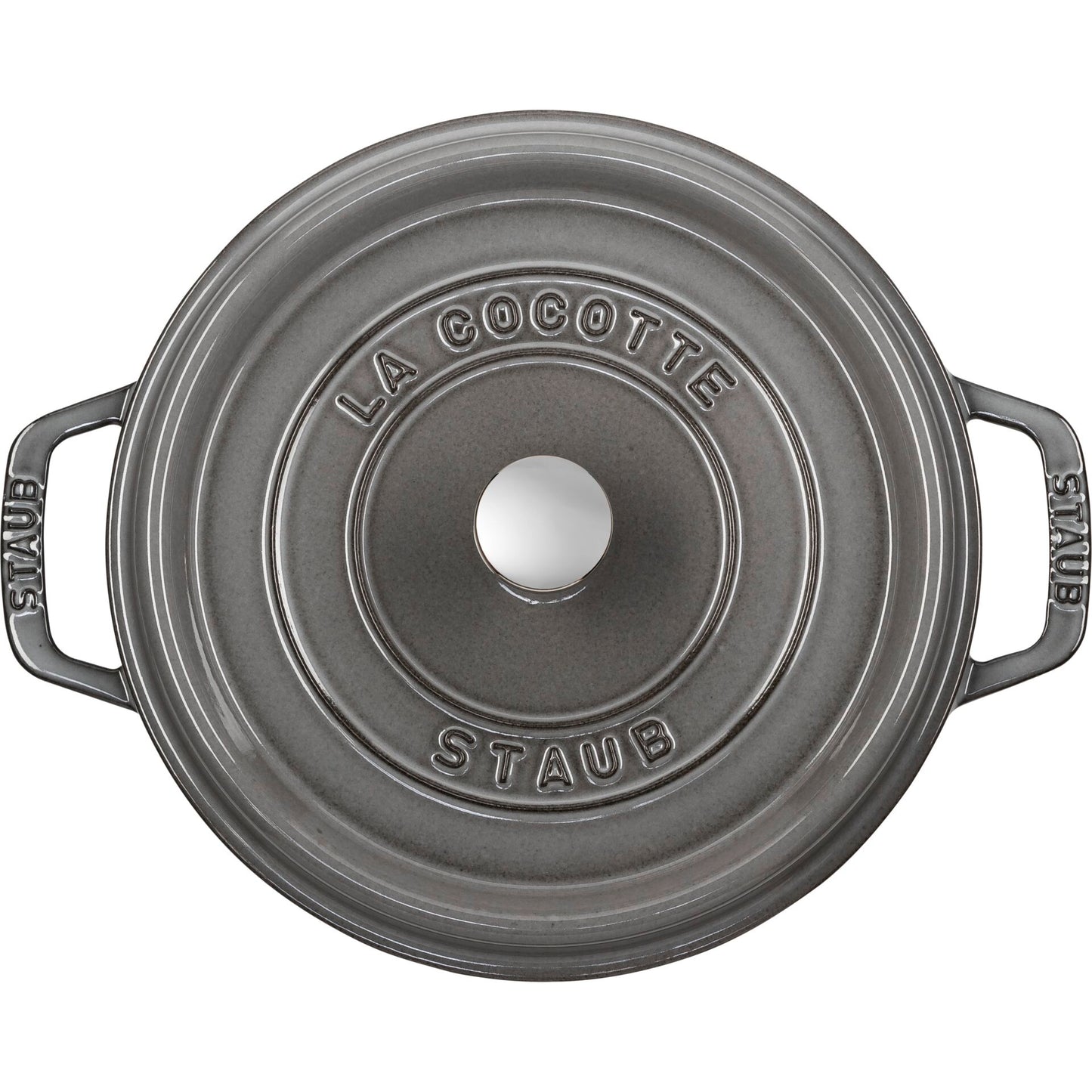 Staub La Cocotte 20cm round, Graphite grey, Cast Iron