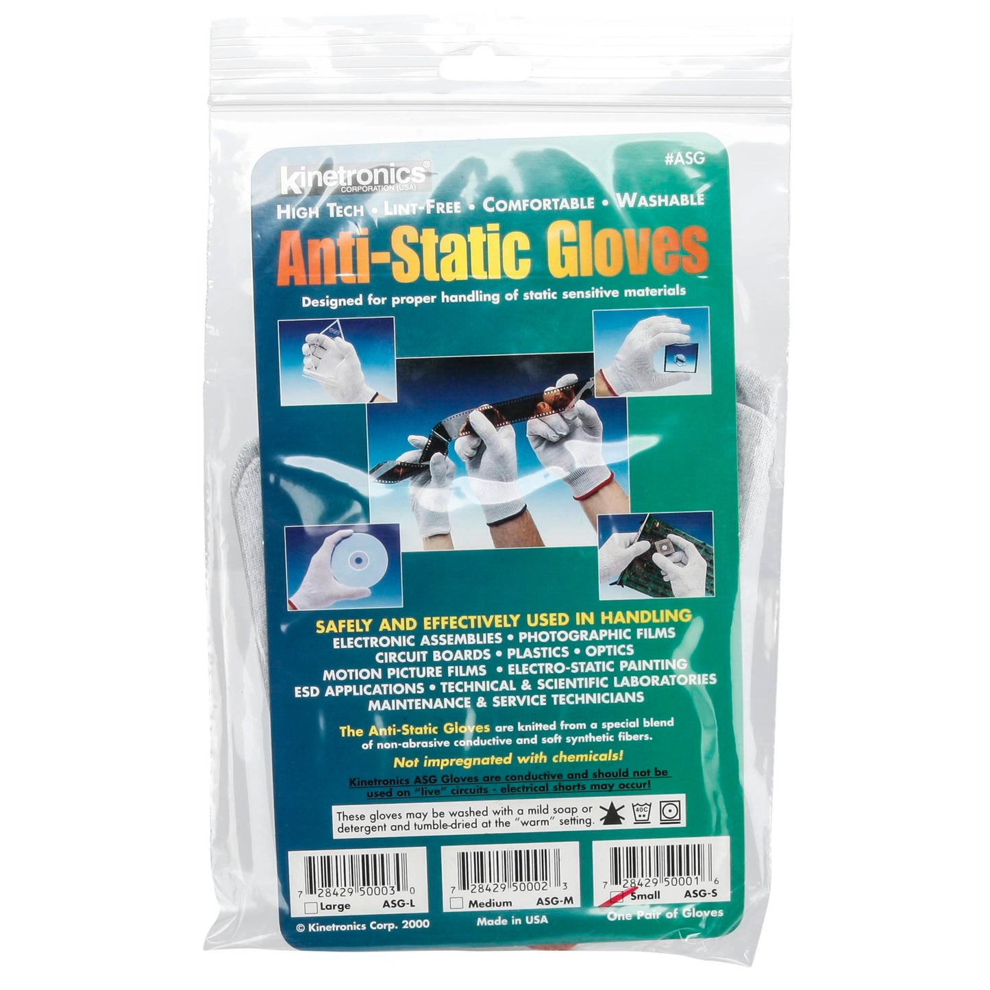 Kinetronics Antitstatic Gloves ASG-S