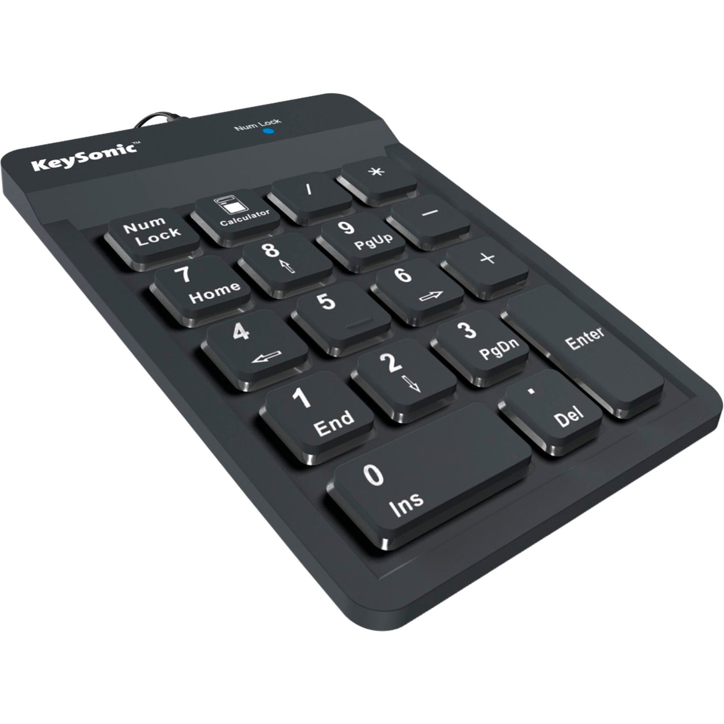 KeySonic ACK 118 BK Numeric Keypad USB