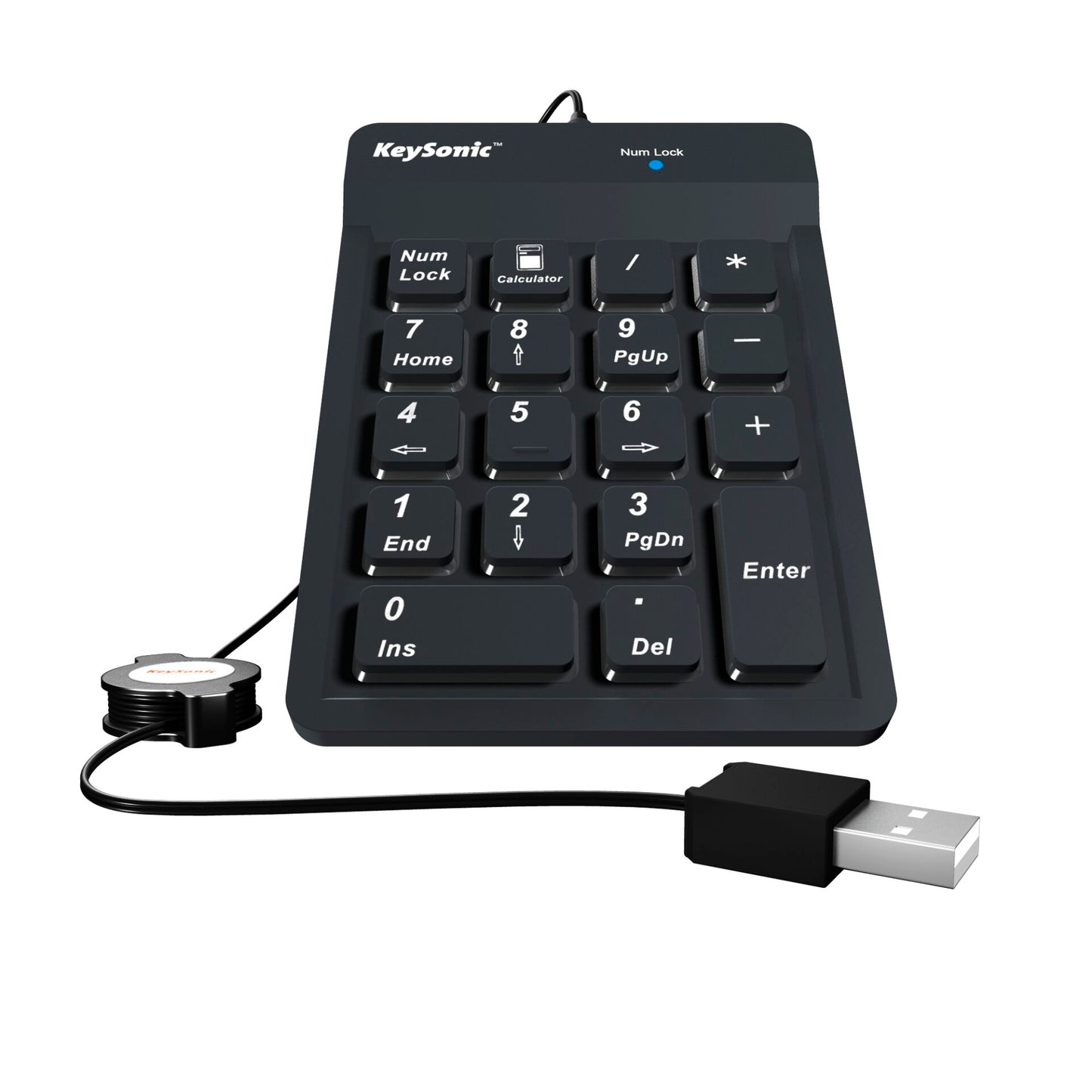 KeySonic ACK 118 BK Numeric Keypad USB
