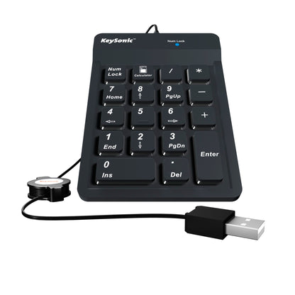 KeySonic ACK 118 BK Numeric Keypad USB