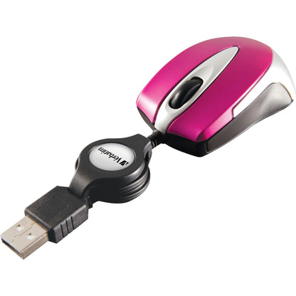 Verbatim Go Mini Optical Travel Mouse Hot Pink      49021
