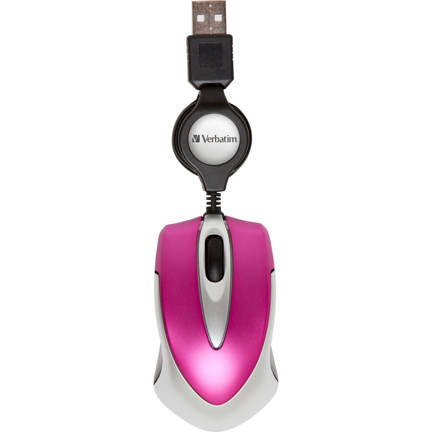 Verbatim Go Mini Optical Travel Mouse Hot Pink      49021