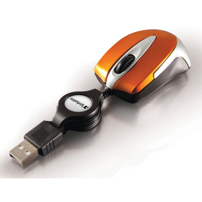 Verbatim Go Mini Optical Travel Mouse Volcanic Orange      49023