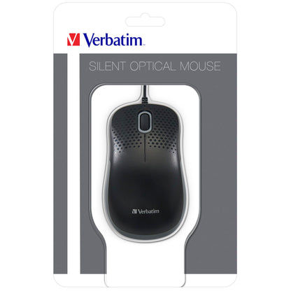 Verbatim Silent Optical Mouse Black                      49024