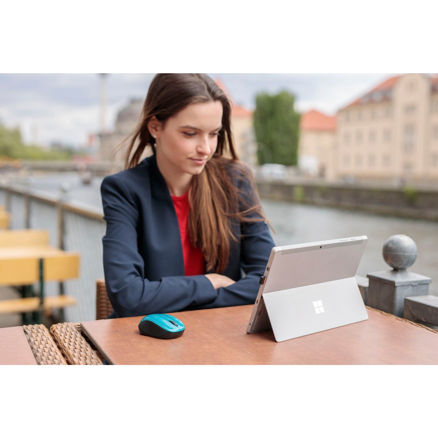 Verbatim Go Nano Wireless Mouse Caribbean Blue       49044