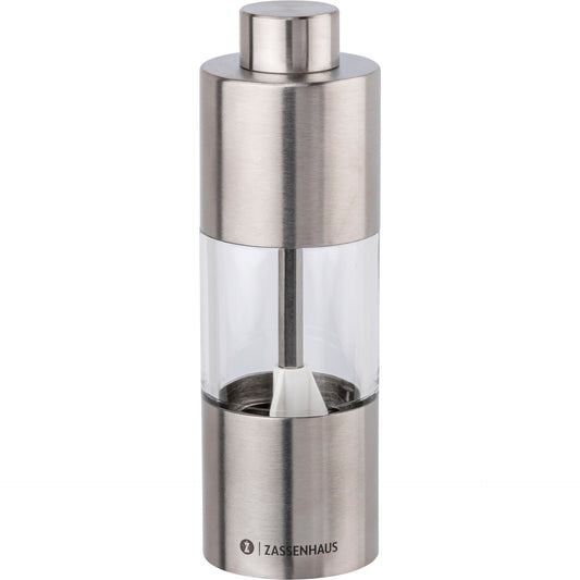 Zassenhaus salt mill  Mainz Inox/Acrylic Glass 14 cm
