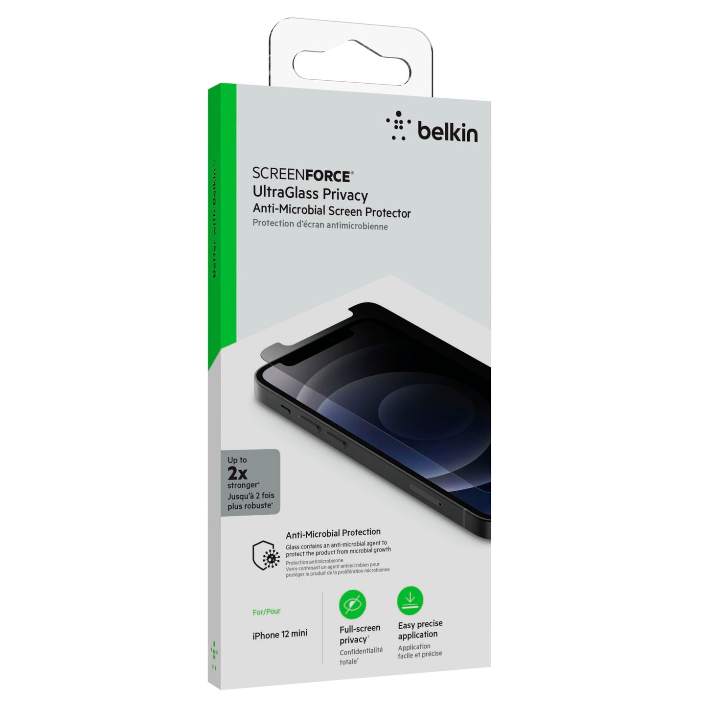 Belkin ScreenForce UltraGlass Privacy iPhone 12 Mini  OVA044zz