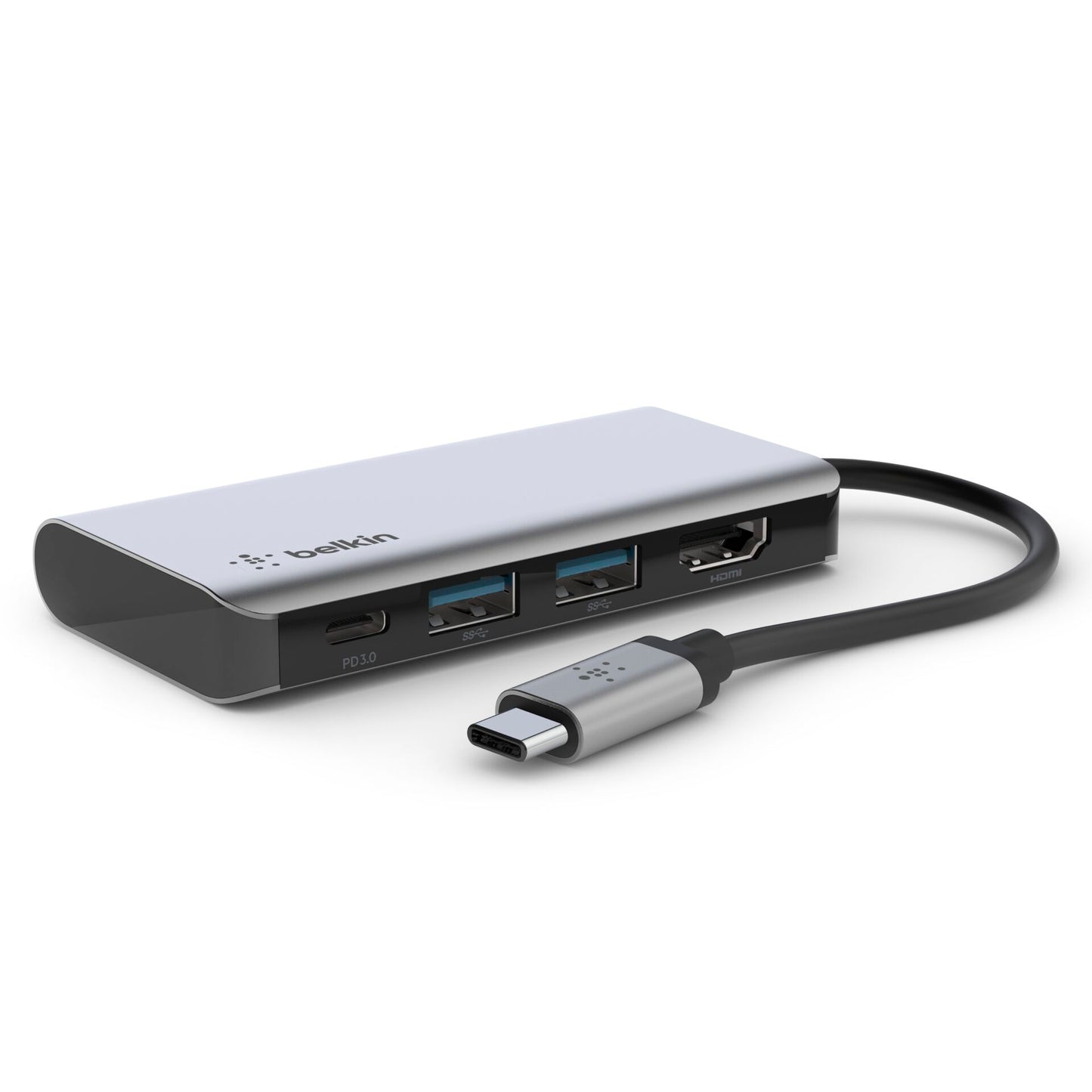 Belkin CONNECT USB-C 4-in-1 Multiport Adapter AVC006btSGY