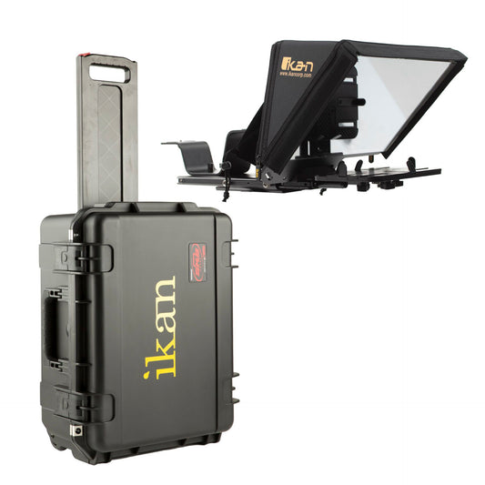 Ikan Elite Universal Tablet Teleprompter Travel Kit