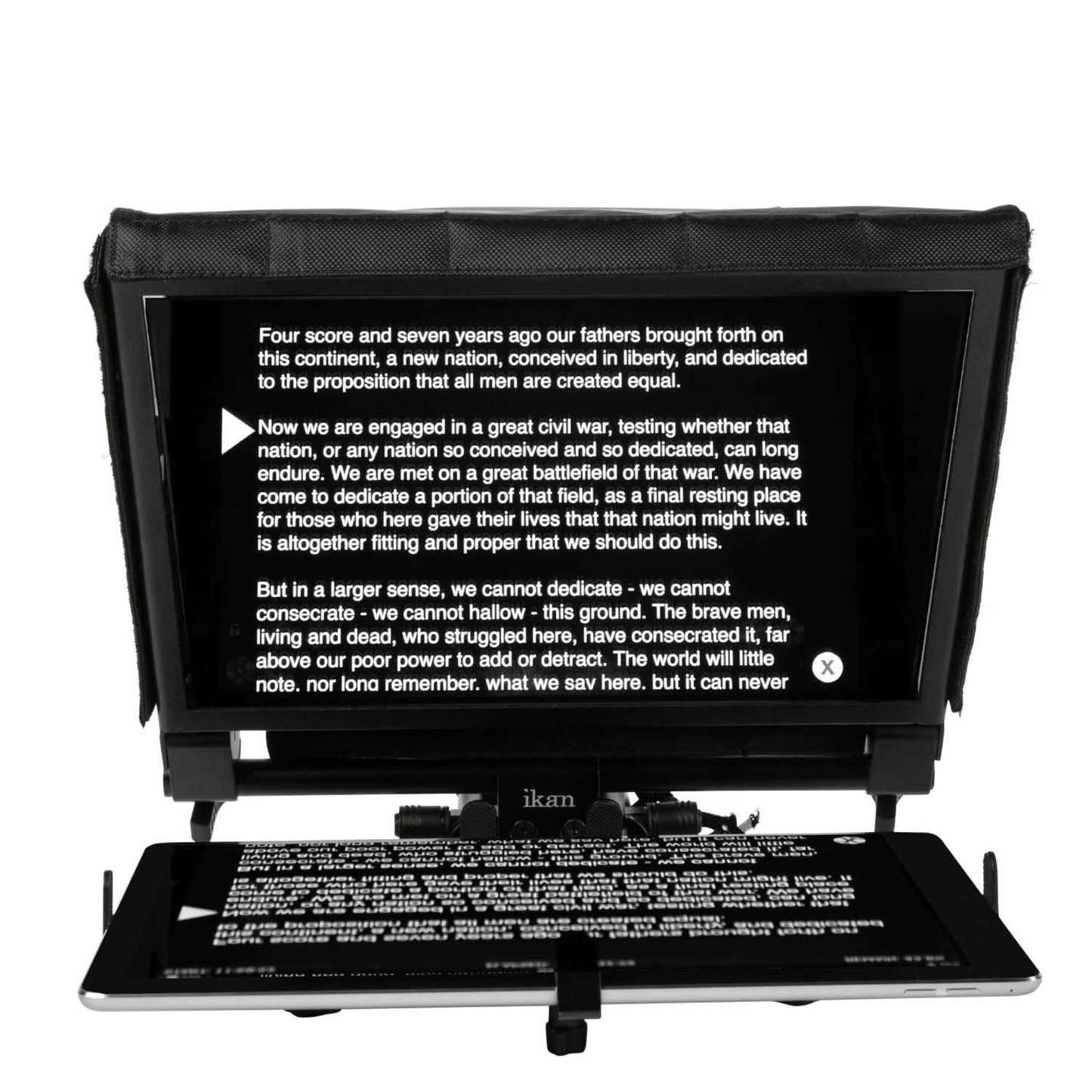 Ikan Elite Universal Tablet Teleprompter with Remote Control