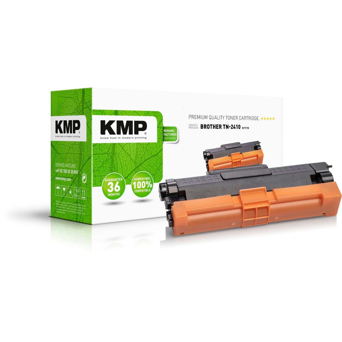 KMP B-T115 Toner black compatible with Brother TN-2410