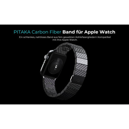 Pitaka Carbon Fiber Link Bracelet Modern Band 38-40mm