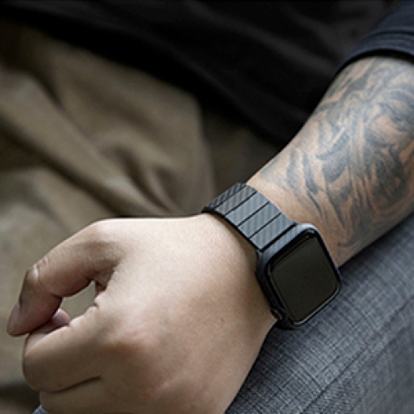 Pitaka Carbon Fiber Link Bracelet Modern Band 38-40mm