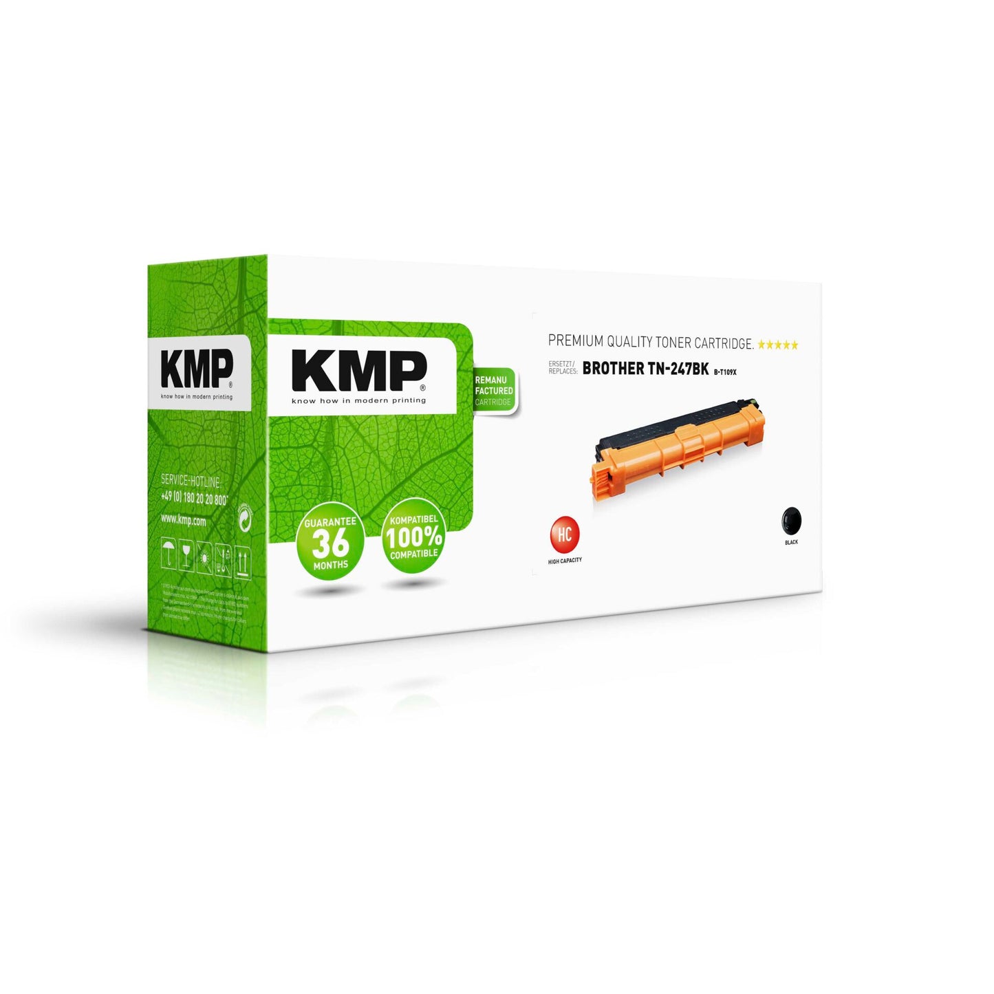 KMP B-T109X Toner black compatible mit Brother TN-247 BK