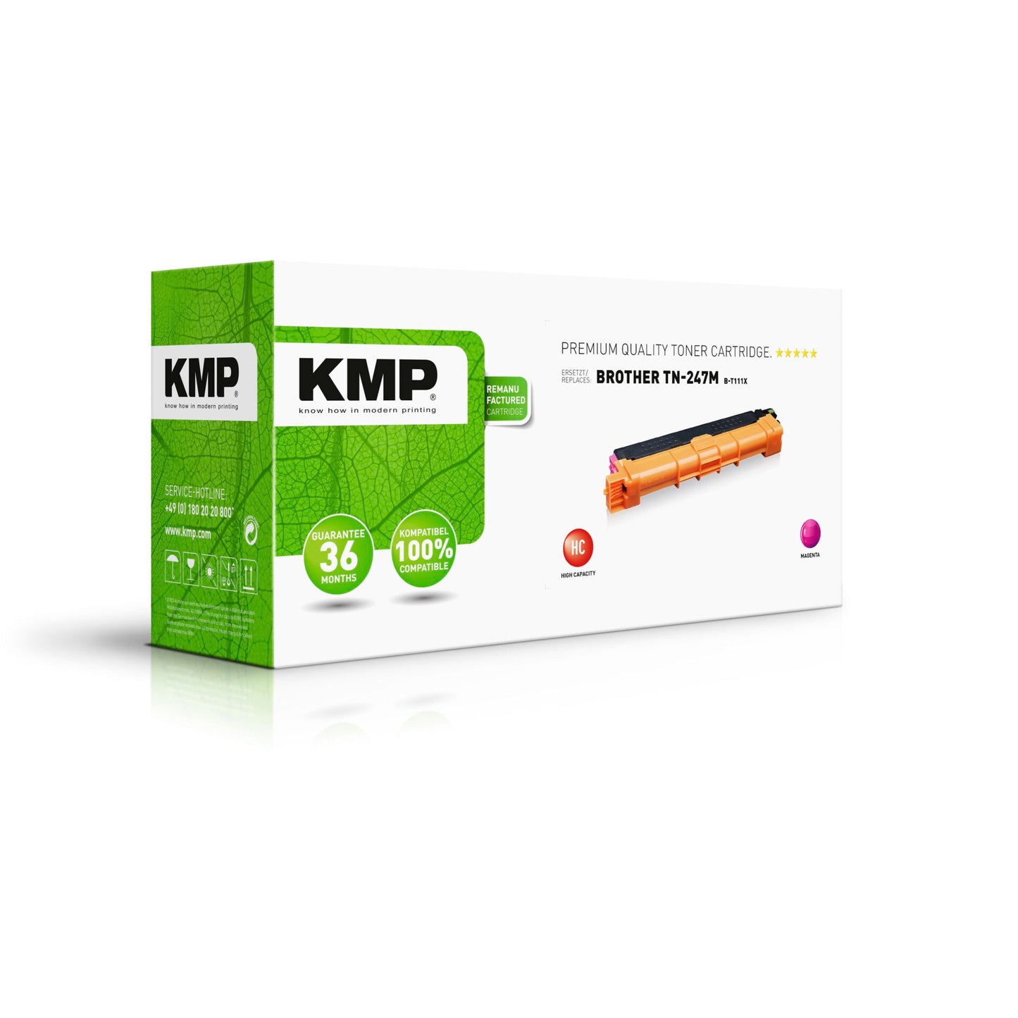 KMP B-T111X Toner magenta compatible with Brother TN-247 M