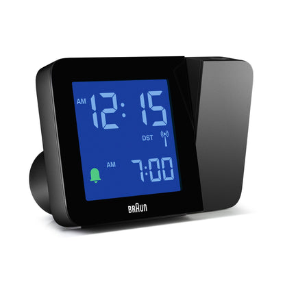 Braun BC 015 B-DCF      black Radio Controlled Alarm Clock
