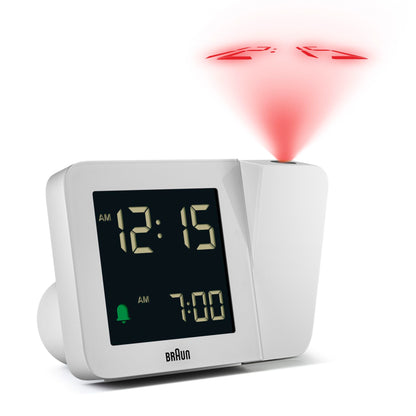 Braun BC 015 W-DCF     white Radio Controlled Alarm Clock