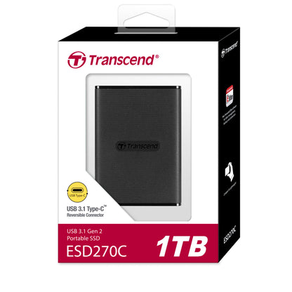 Transcend SSD ESD270C        1TB USB-C USB 3.1 Gen 2