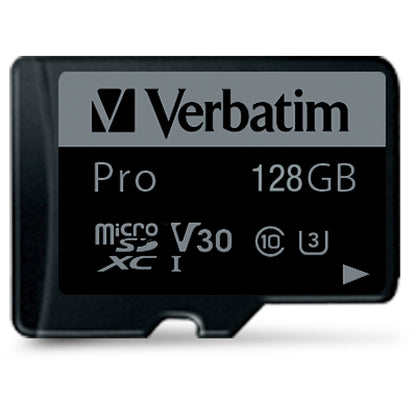 Verbatim microSDXC Pro     128GB Class 10 UHS-I incl Adapter