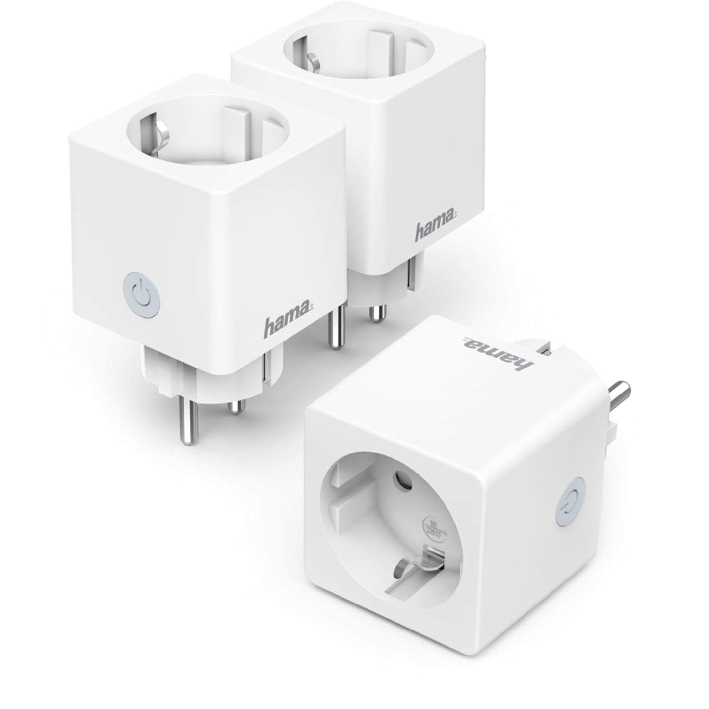 1x3 Hama WiFi-Socket, small Square, 3680W/16A,        176571