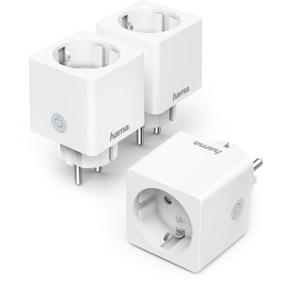 1x3 Hama WiFi-Socket, small Square, 3680W/16A,        176571