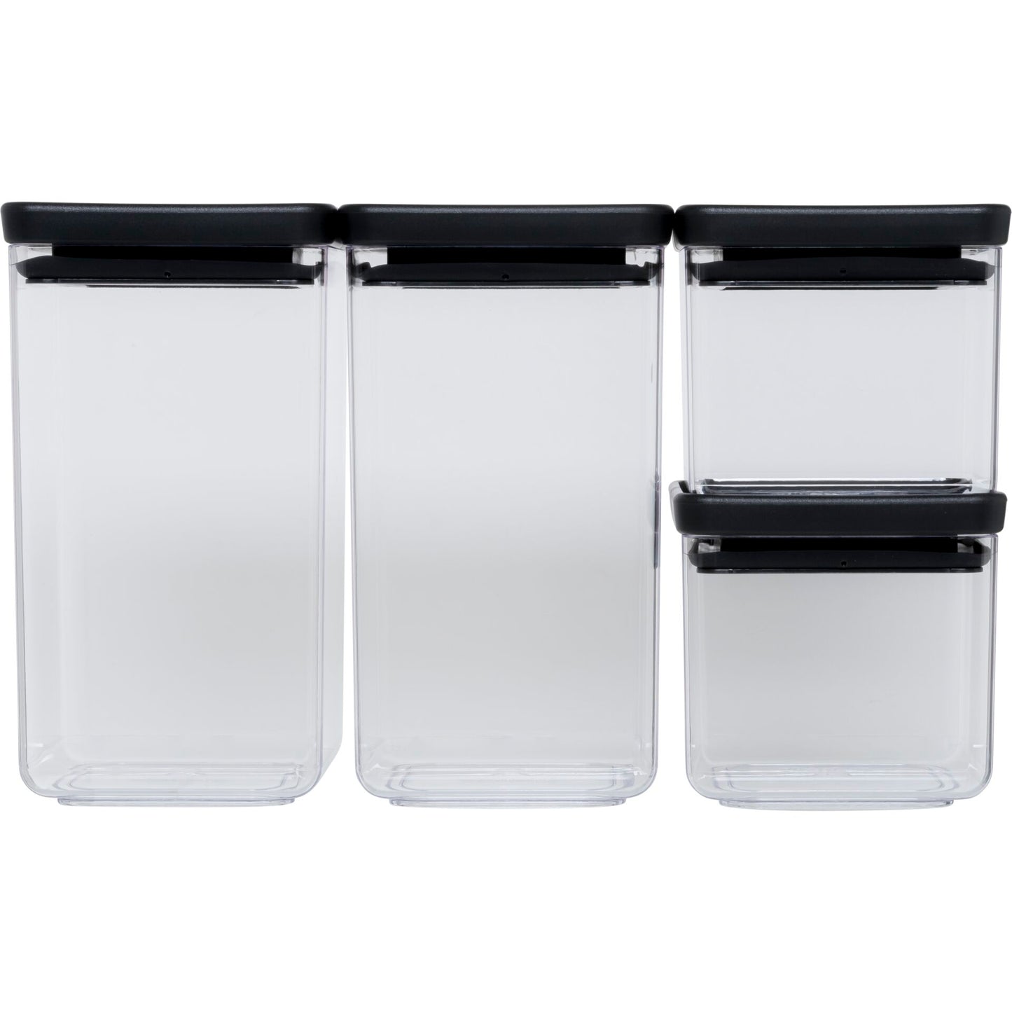 4x1 Brabantia TASTY+ Square Canister  dark grey