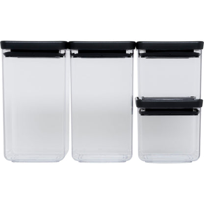 4x1 Brabantia TASTY+ Square Canister  dark grey