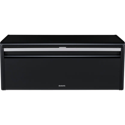 Brabantia Fall Front Bread Bin Square Front matt black