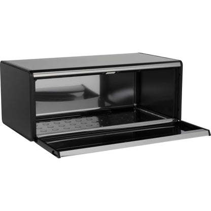 Brabantia Fall Front Bread Bin Square Front Matt Steel