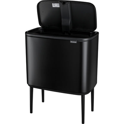 Brabantia Bo Touch Bin black matt, 11 + 23 L