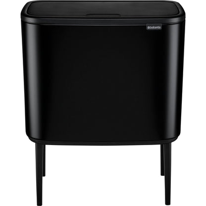 Brabantia Bo Touch Bin black matt, 3 x 11 L