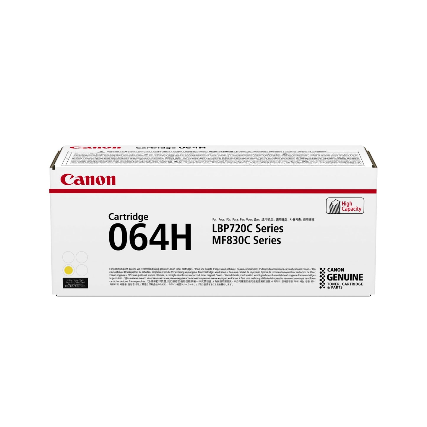 Canon Toner Cartridge 064 H Y yellow