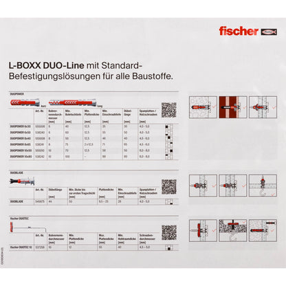 Fischer DuoLine L-Boxx 102 plug assortment