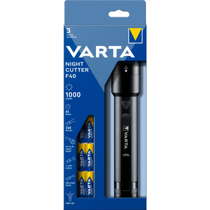 Varta Night Cutter F40 with 6xAA Batteries 18902101121