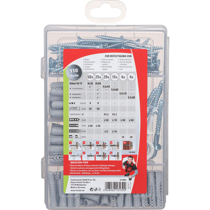 Fischer MeisterBox UX + screws + hooks