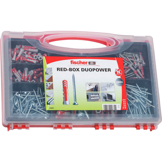 Fischer Redbox DuoPower + screws