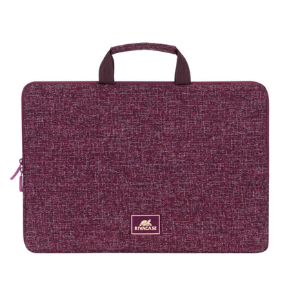 Rivacase 7913 Laptop Sleeve 13.3  with handles burgundy red