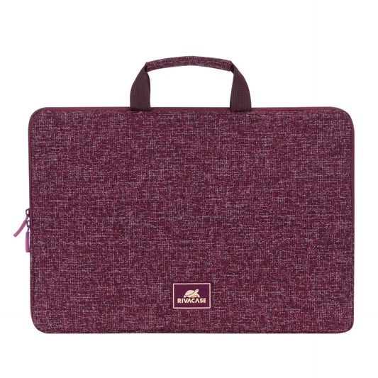 Rivacase 7913 Laptop Sleeve 13.3  with handles burgundy red