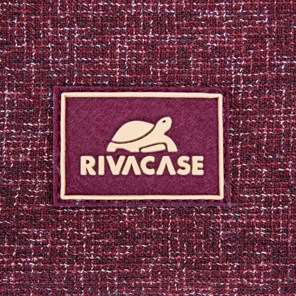 Rivacase 7913 Laptop Sleeve 13.3  with handles burgundy red