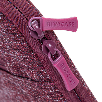 Rivacase 7913 Laptop Sleeve 13.3  with handles burgundy red