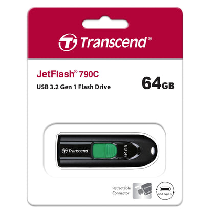 Transcend JetFlash 790      64GB USB 3.2 Type-C