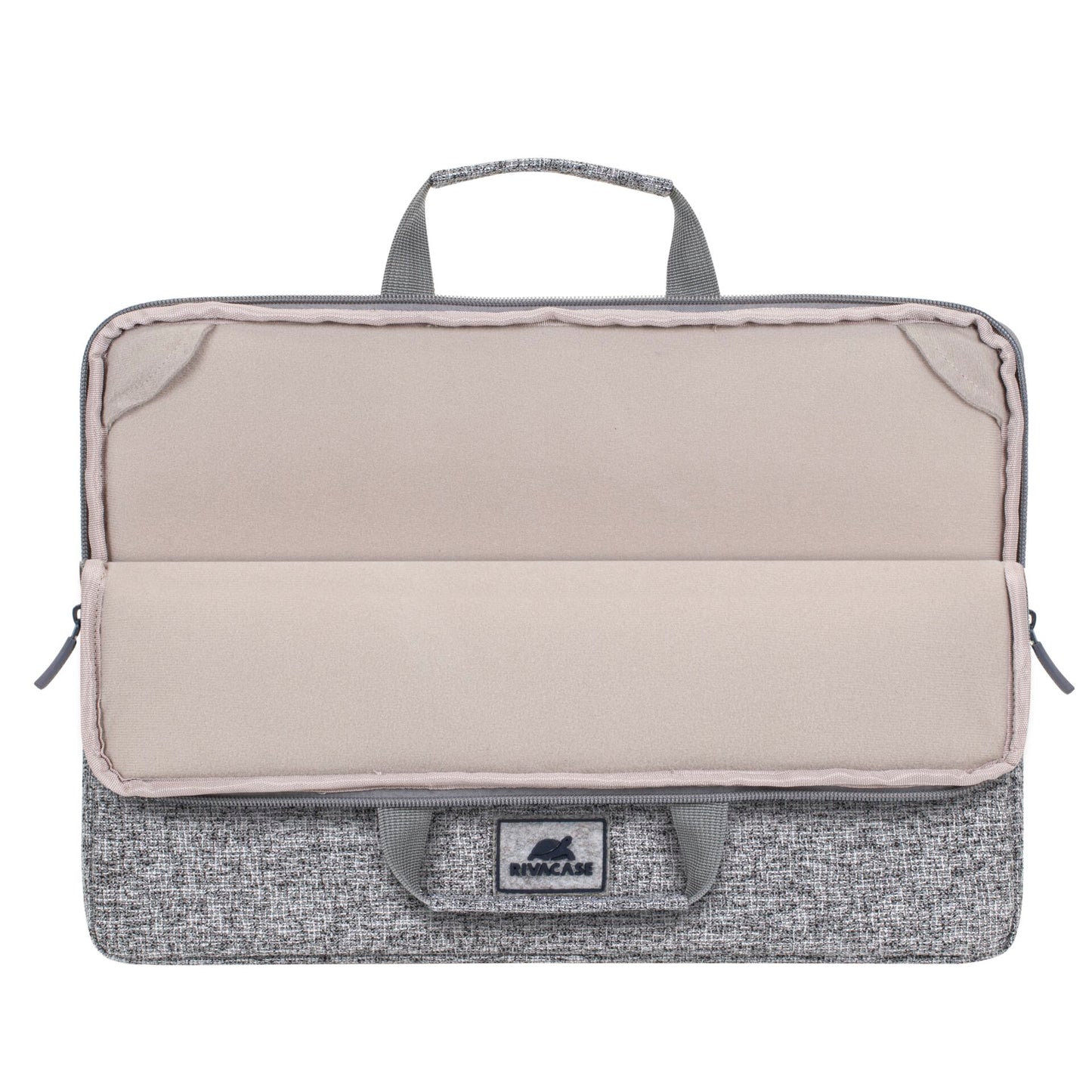 Rivacase 7915 Laptop Sleeve 15,6  with handles light grey