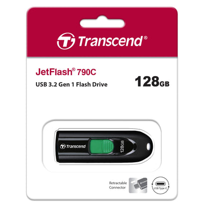 Transcend JetFlash 790C    128GB USB 3.2 Type-C