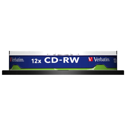 1x10 Verbatim CD-RW 80 / 700MB 10x Speed, Cakebox