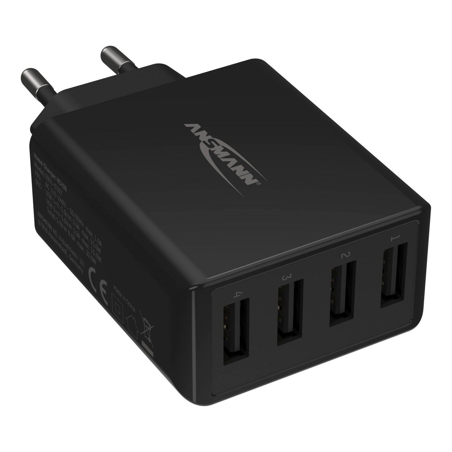 Ansmann Home Charger HC430 4xUSB 3000mA black